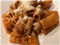 rigatoni with oxtail ragu